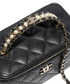 Chanel Vanity with Chain - Black