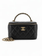 Chanel Vanity with Chain - Black