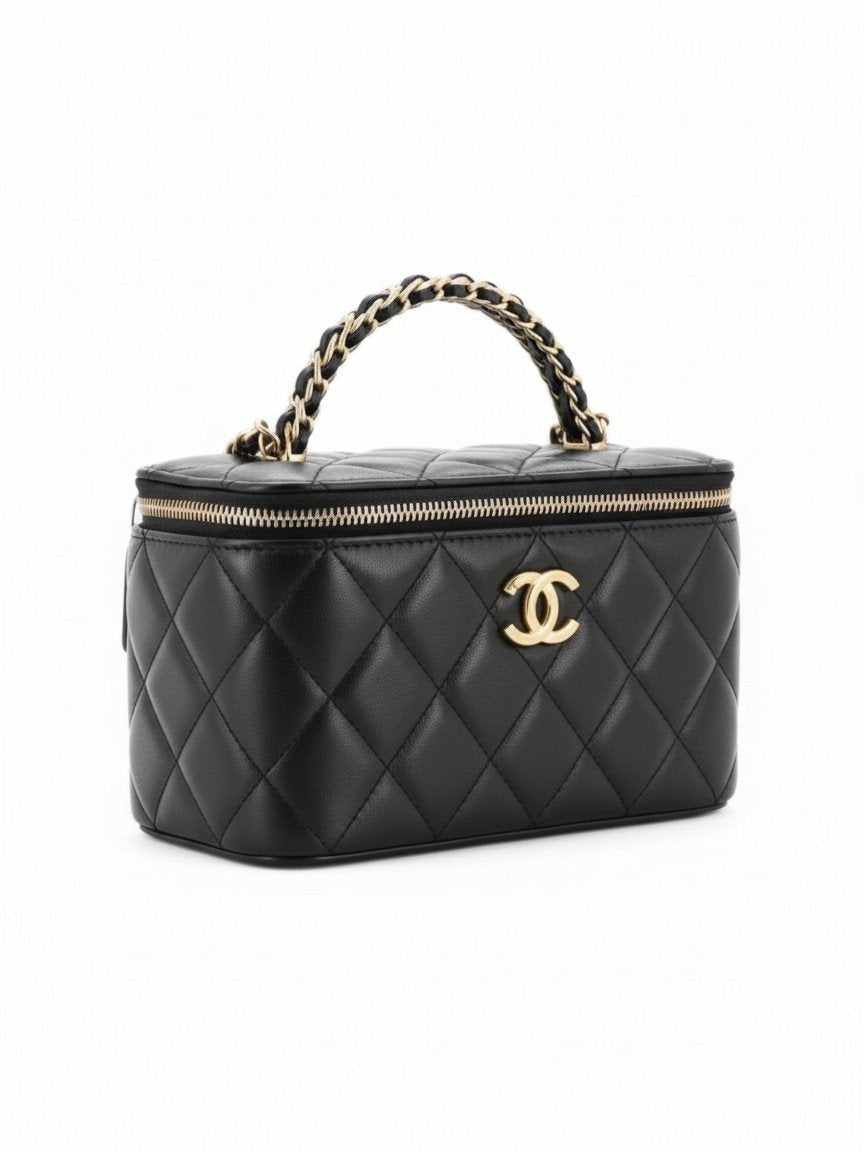 Chanel Vanity with Chain - Black