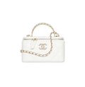 Chanel Vanity with Chain - White