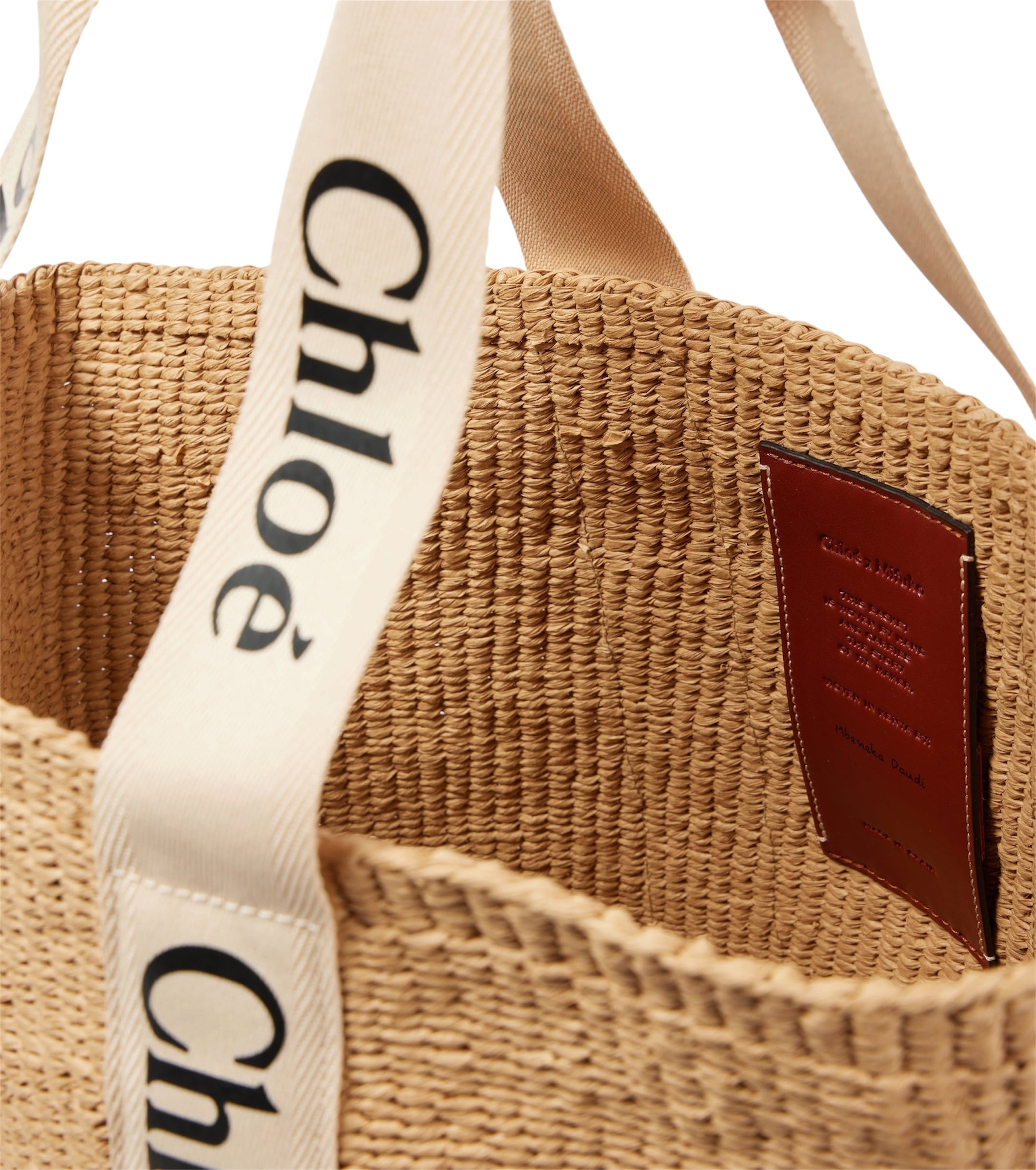 Chloe Woody Logo-Strap Tote