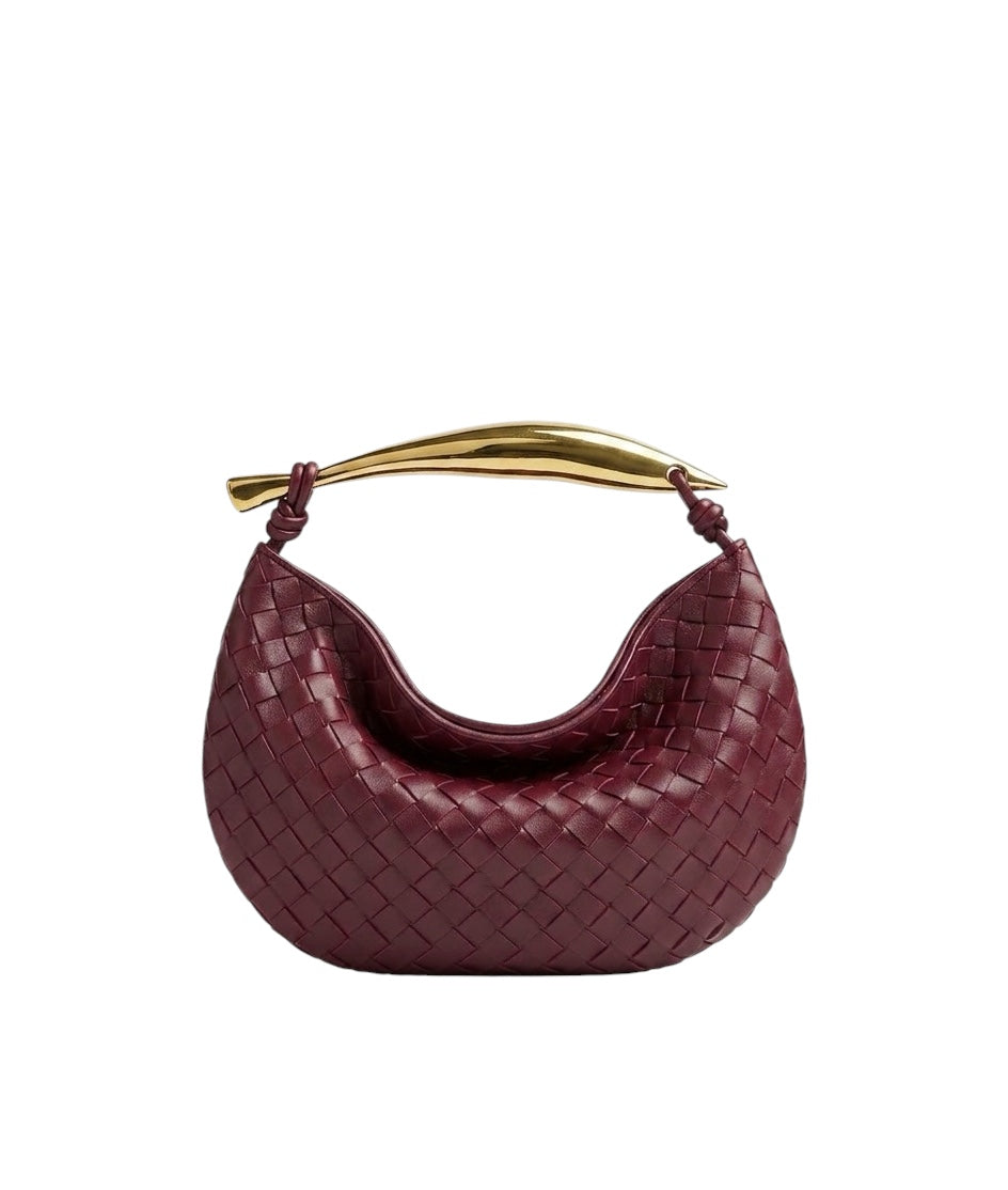 Bottega Veneta Sardine Bag - Burgundy