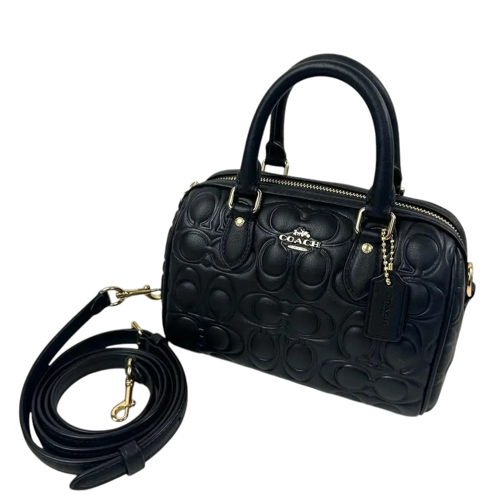 Coach Mini Rowan Crossbody - Black
