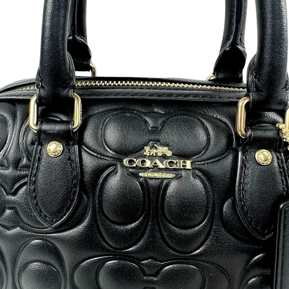 Coach Mini Rowan Crossbody - Black