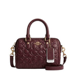 Coach Mini Rowan Crossbody - Burgundy
