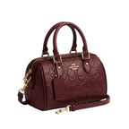 Coach Mini Rowan Crossbody - Burgundy