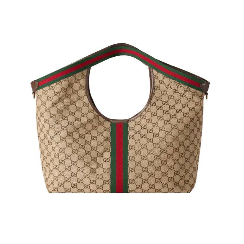 Gucci Giglio Large Tote - Beige GG Canvas