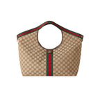 Gucci Giglio Large Tote - Beige GG Canvas