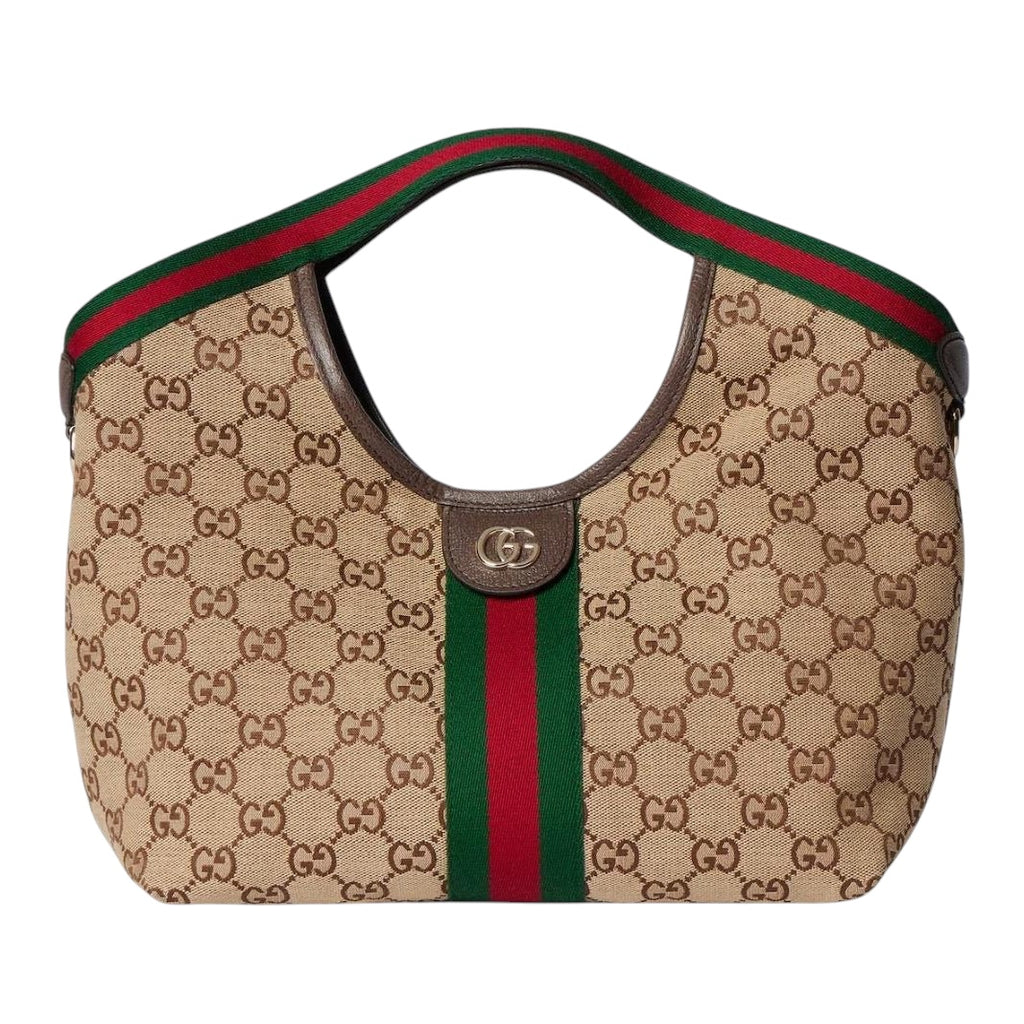Gucci Giglio Small Tote - Beige GG Canvas