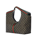 Gucci Giglio Tote - Black GG Denim