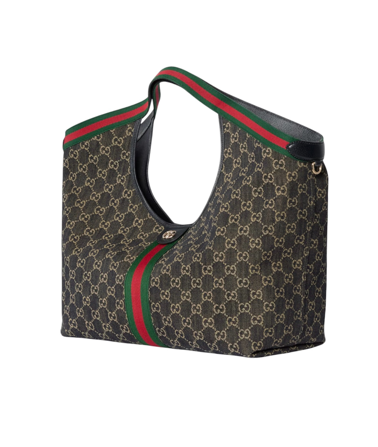 Gucci Giglio Tote - Black GG Denim