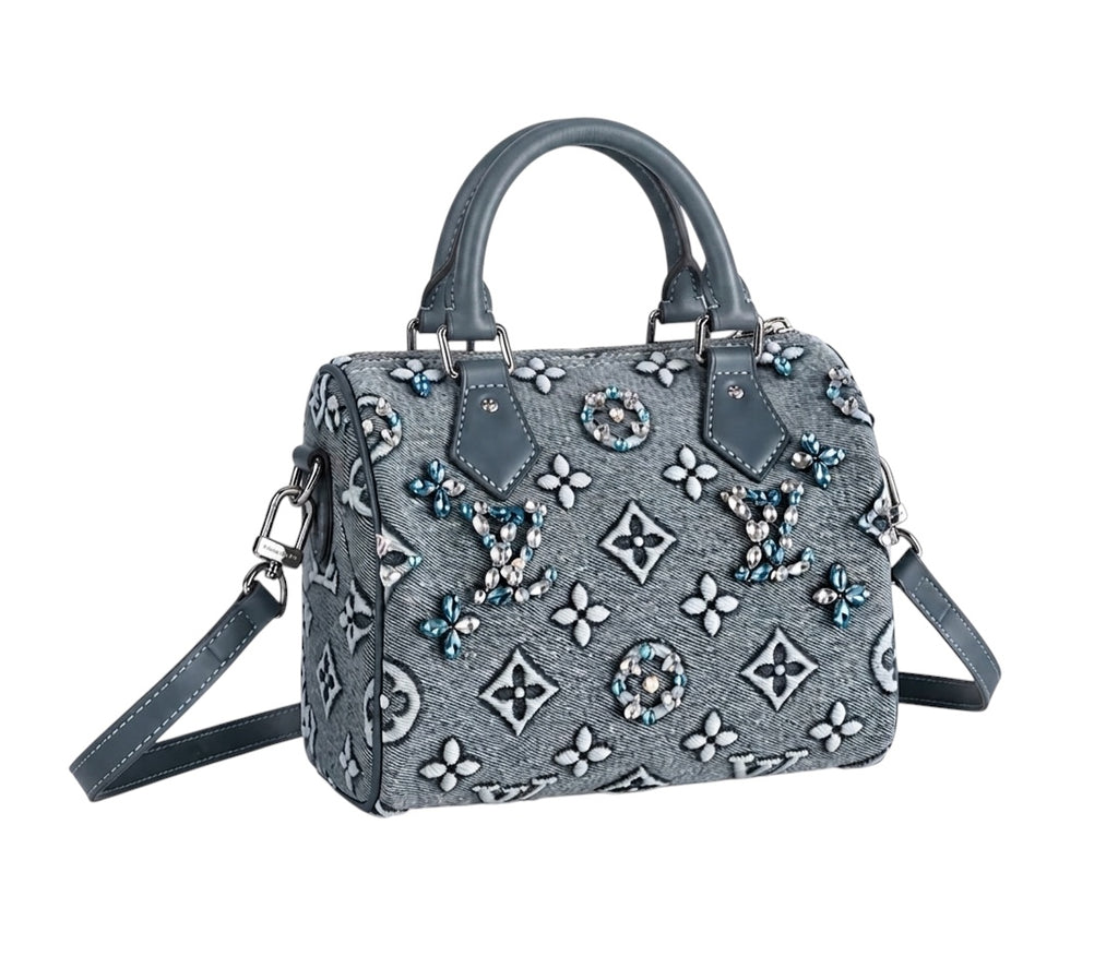 LV Nano Speedy - Monogram Denim