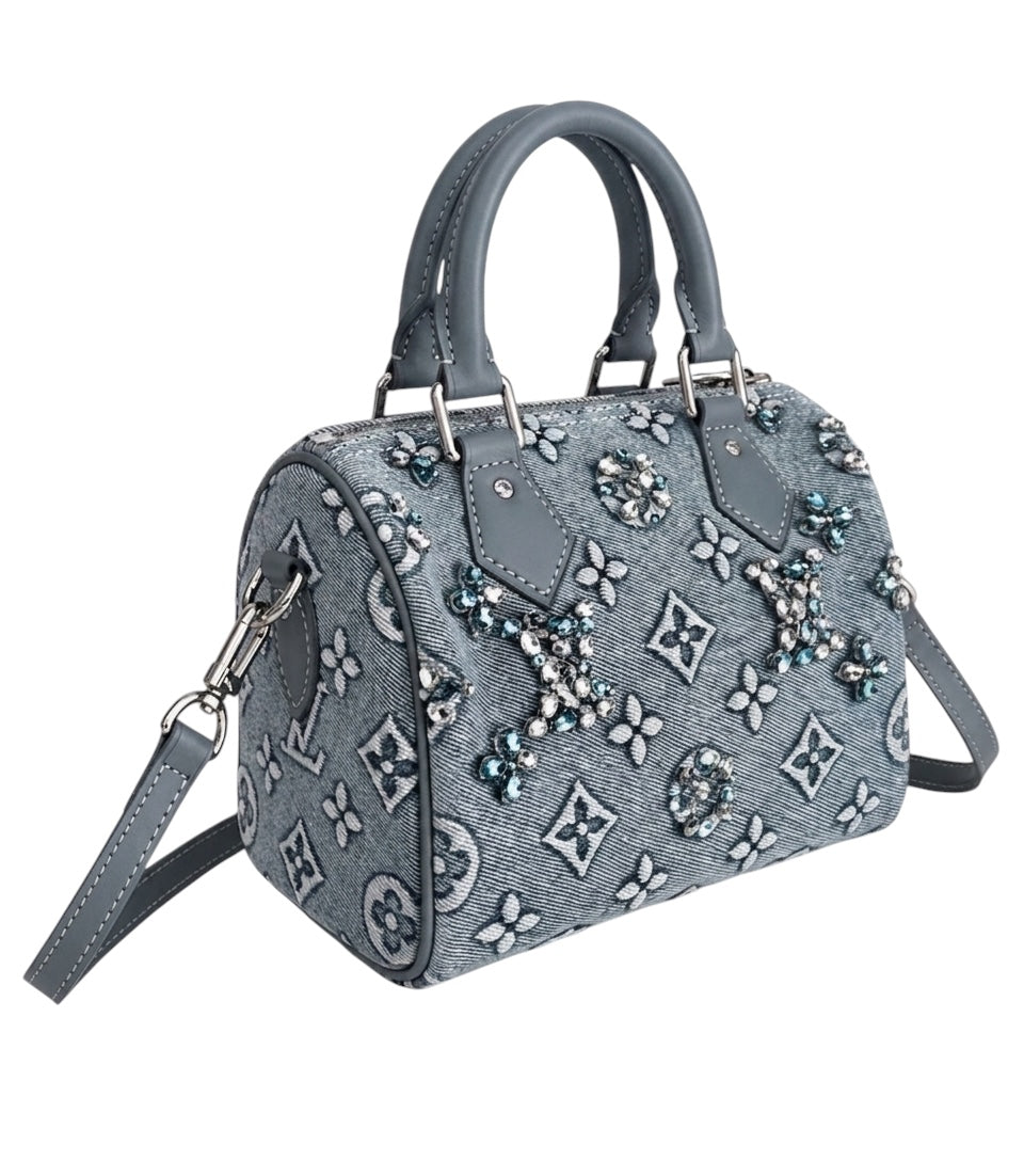 LV Nano Speedy - Monogram Denim