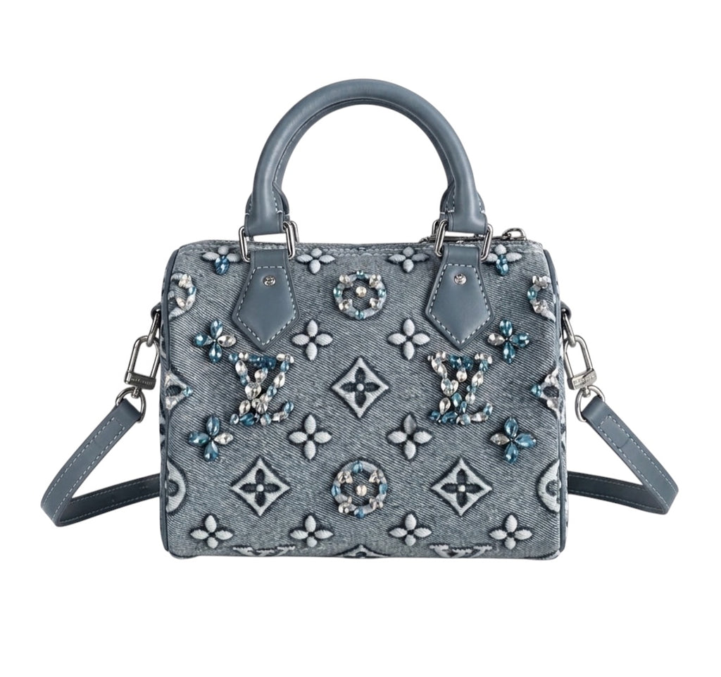 LV Nano Speedy - Monogram Denim