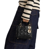 Dior Mini Lady Bag - Black
