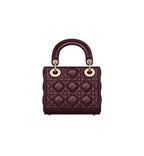 Dior Mini Lady Bag - Burgundy