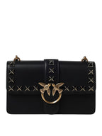 PINKO love one shoulder bag with studs