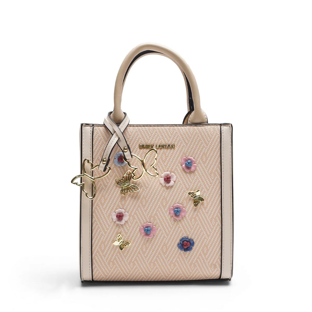 Emily Loran Square Tote Floral - Small