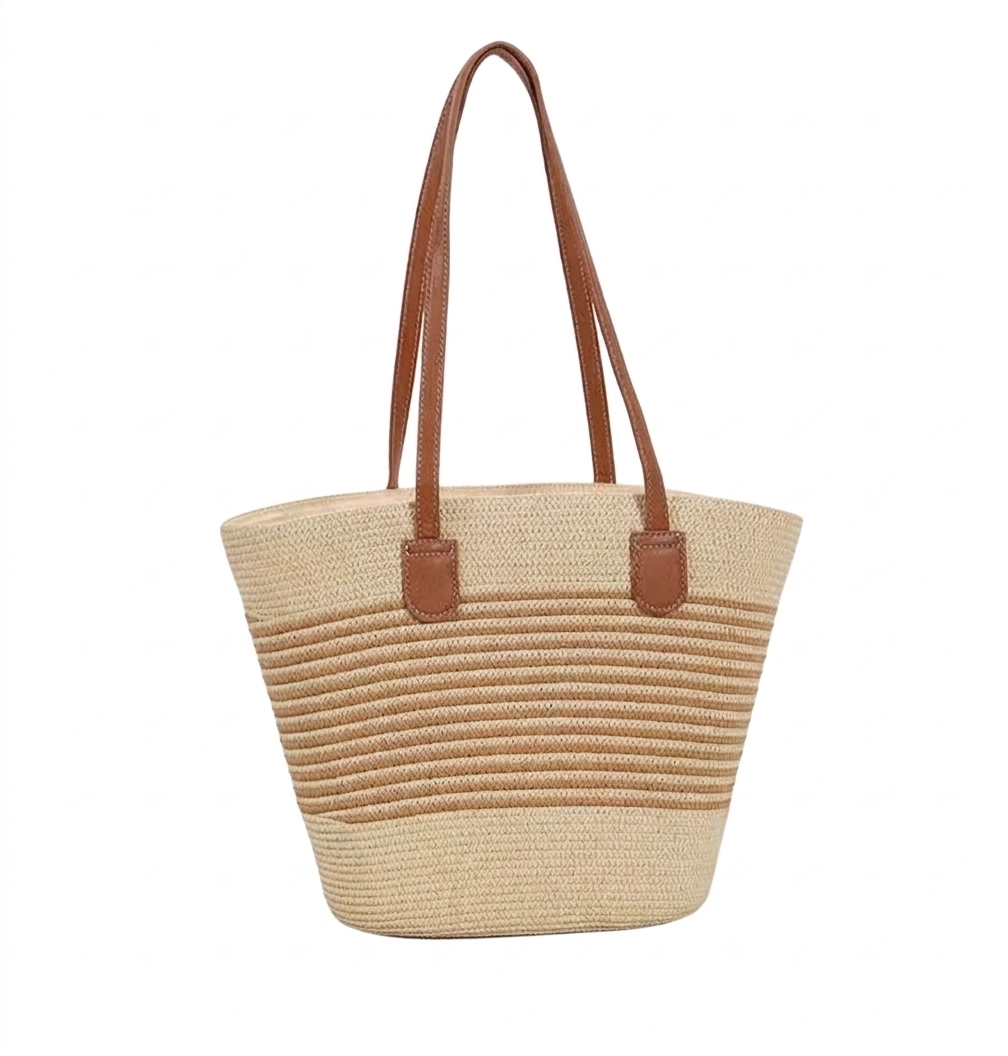 Saint Laurent Le Panier Woven Tote